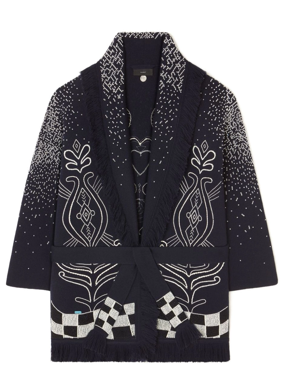 Affordable Women bead-embellished cardigan virgin-wool Alanui 0401